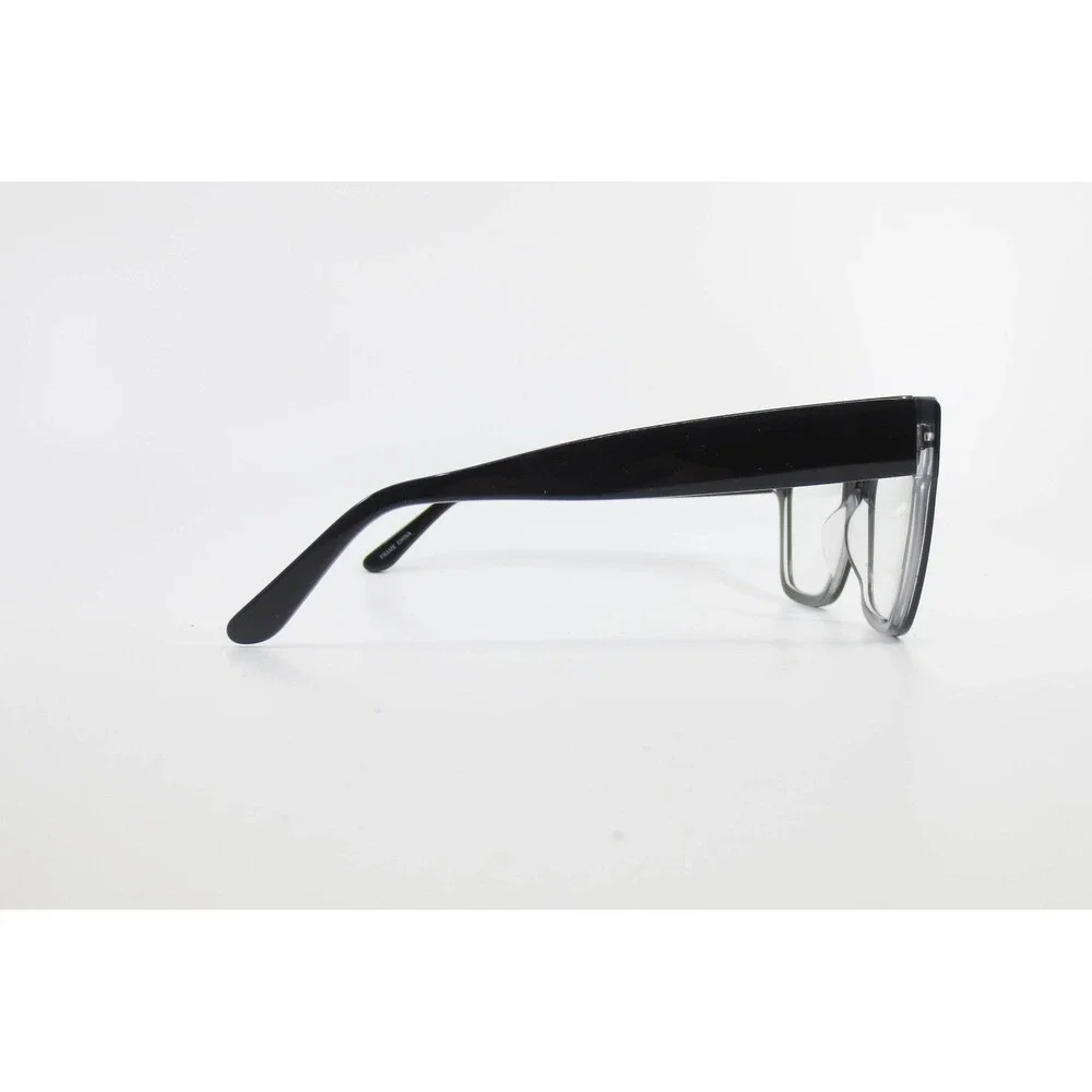 Otis + Grey OG 20236 Black Crystal Square Eyeglasses Frames 56-18-145
